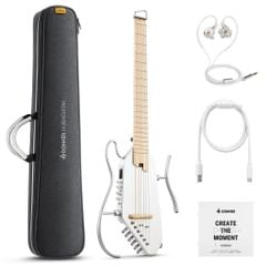 Đàn guitar Donner Hush I Pro màu trắng