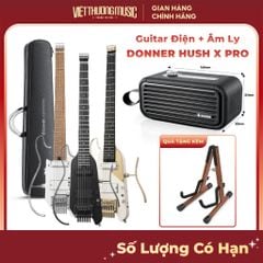 Đàn guitar điện Donner Hush X Pro màu đen