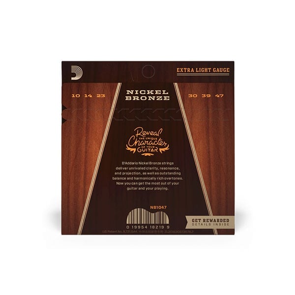  DADDARIO NB1047 BỘ DÂY ACOUSTIC NICKEL BRNZE X-LITE (Hàng trưng bán)