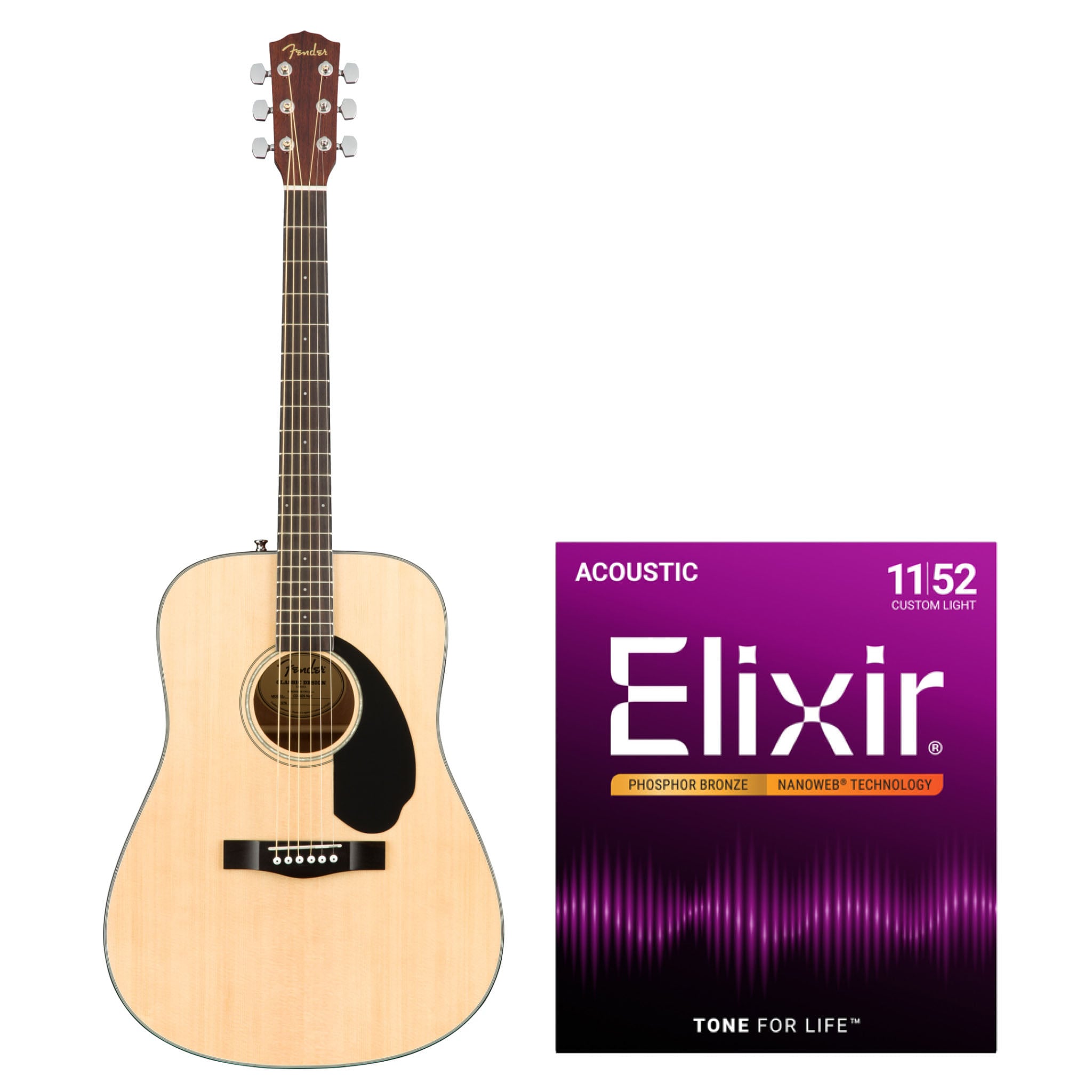  Đàn guitar Fender CD-60S natural