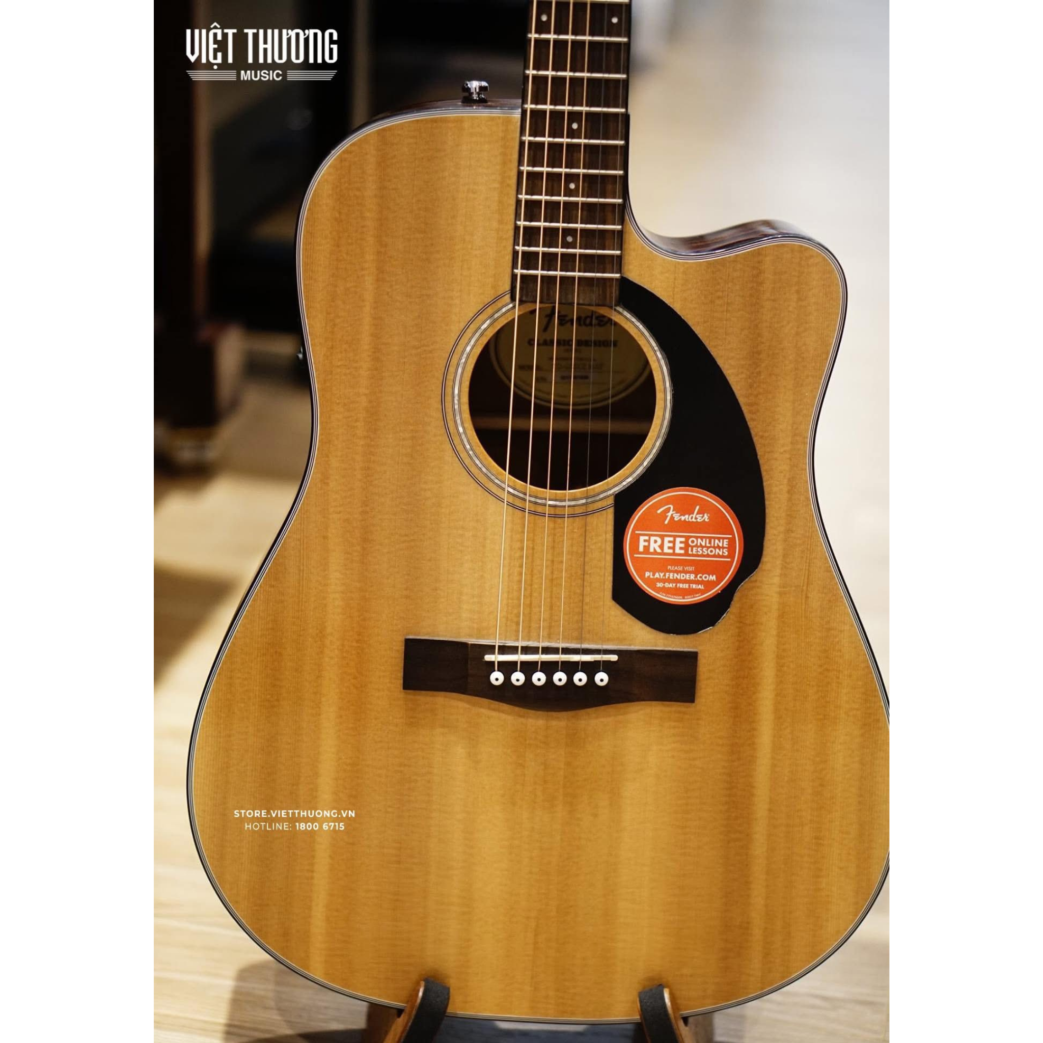  FENDER CD-60SCE NATURAL