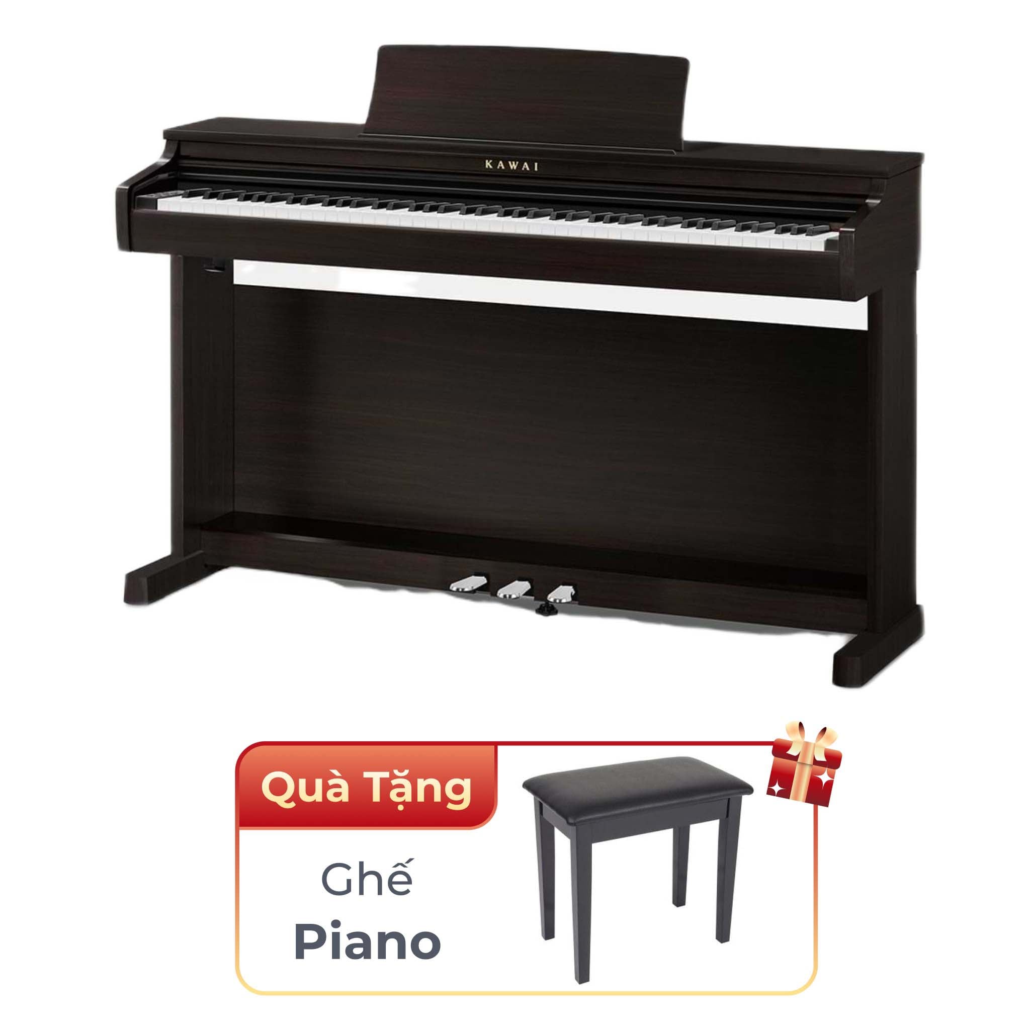  Đàn piano điện KAWAI CX202 màu nâu