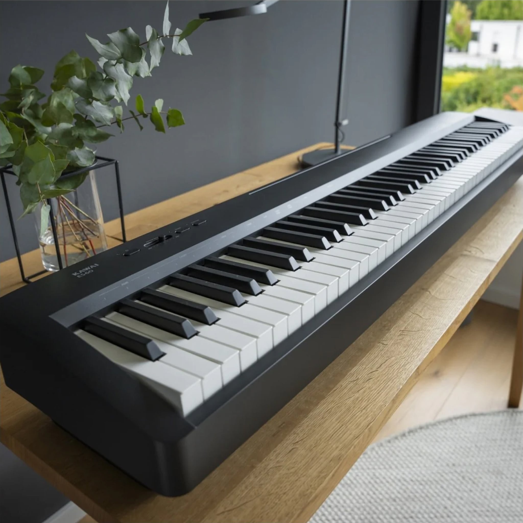  Đàn piano điện KAWAI ES60 màu đen
