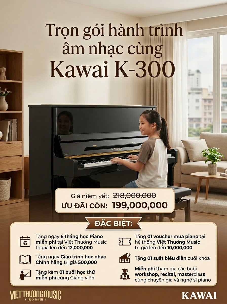  Đàn piano KAWAI K-300 M/PEP