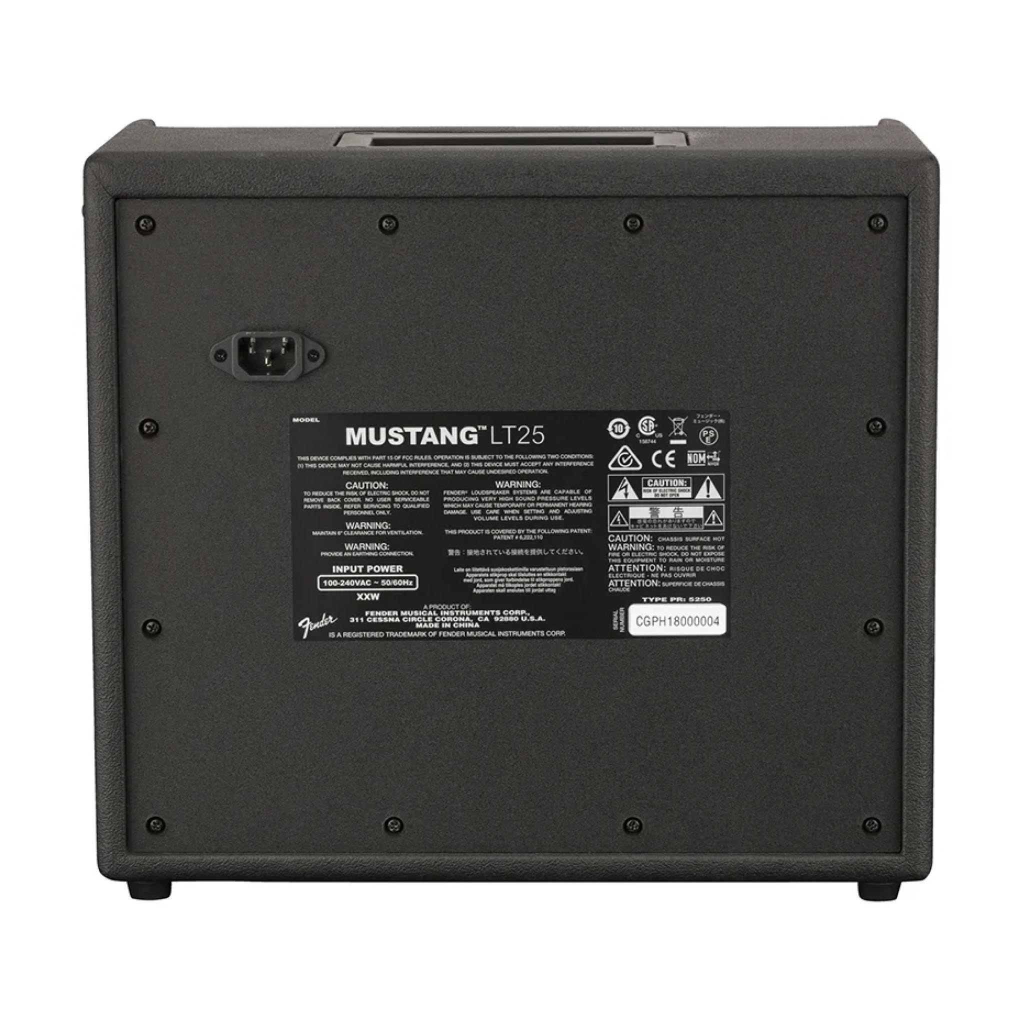  FENDER AMPLI ĐIỆN MUSTANG LT25 230V 25W 2311106000