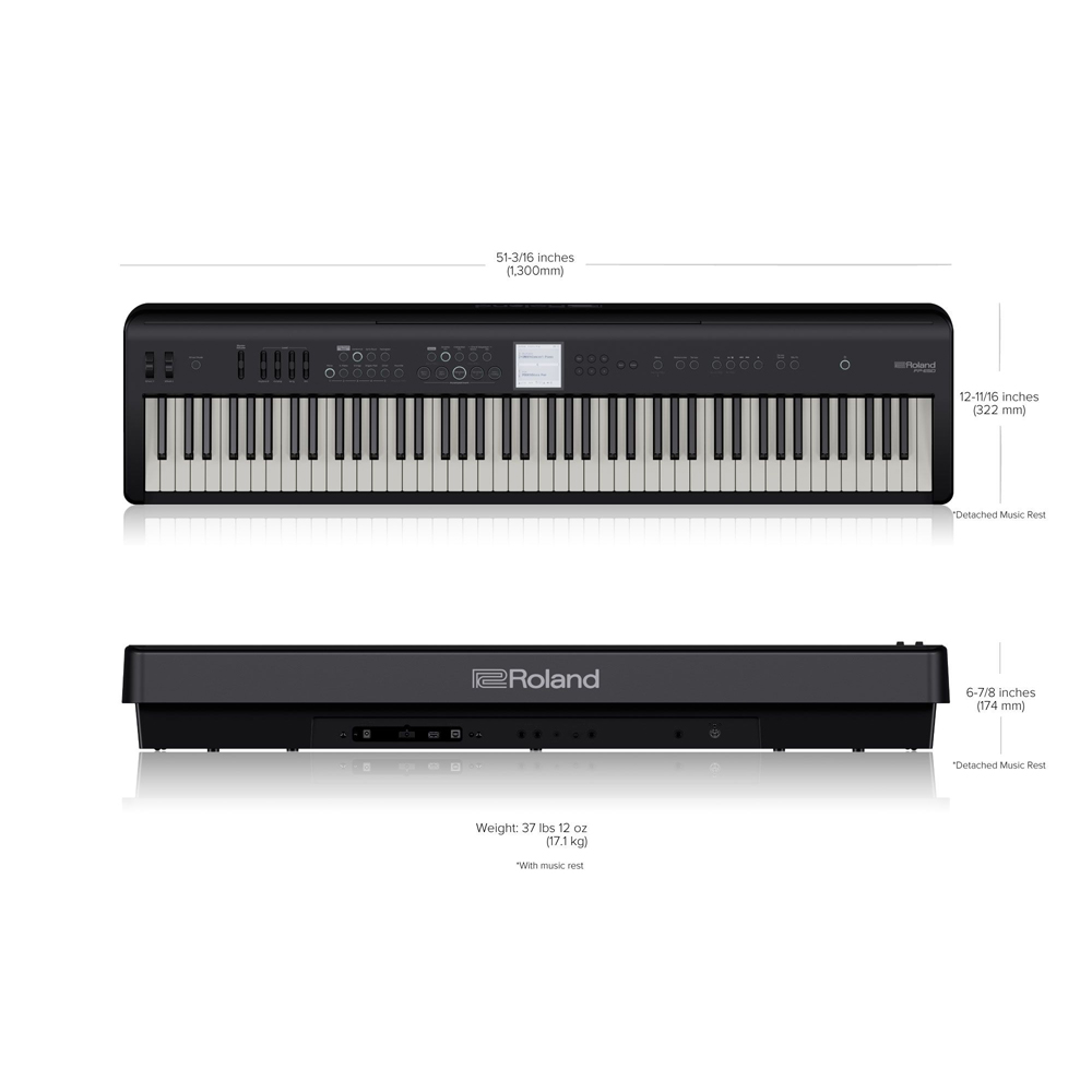  Đàn piano điện ROLAND FP-E50 màu đen