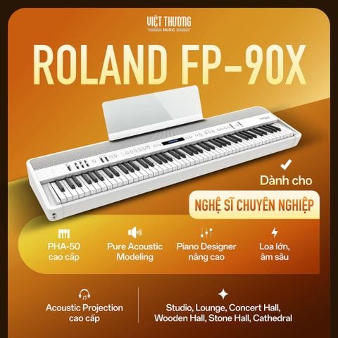  Đàn piano điện ROLAND FP-90X màu đen 