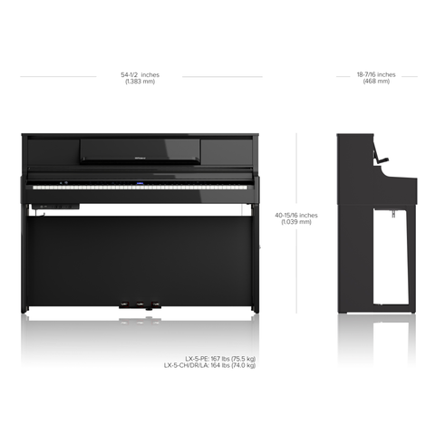  Đàn piano điện ROLAND LX-5 màu đen 