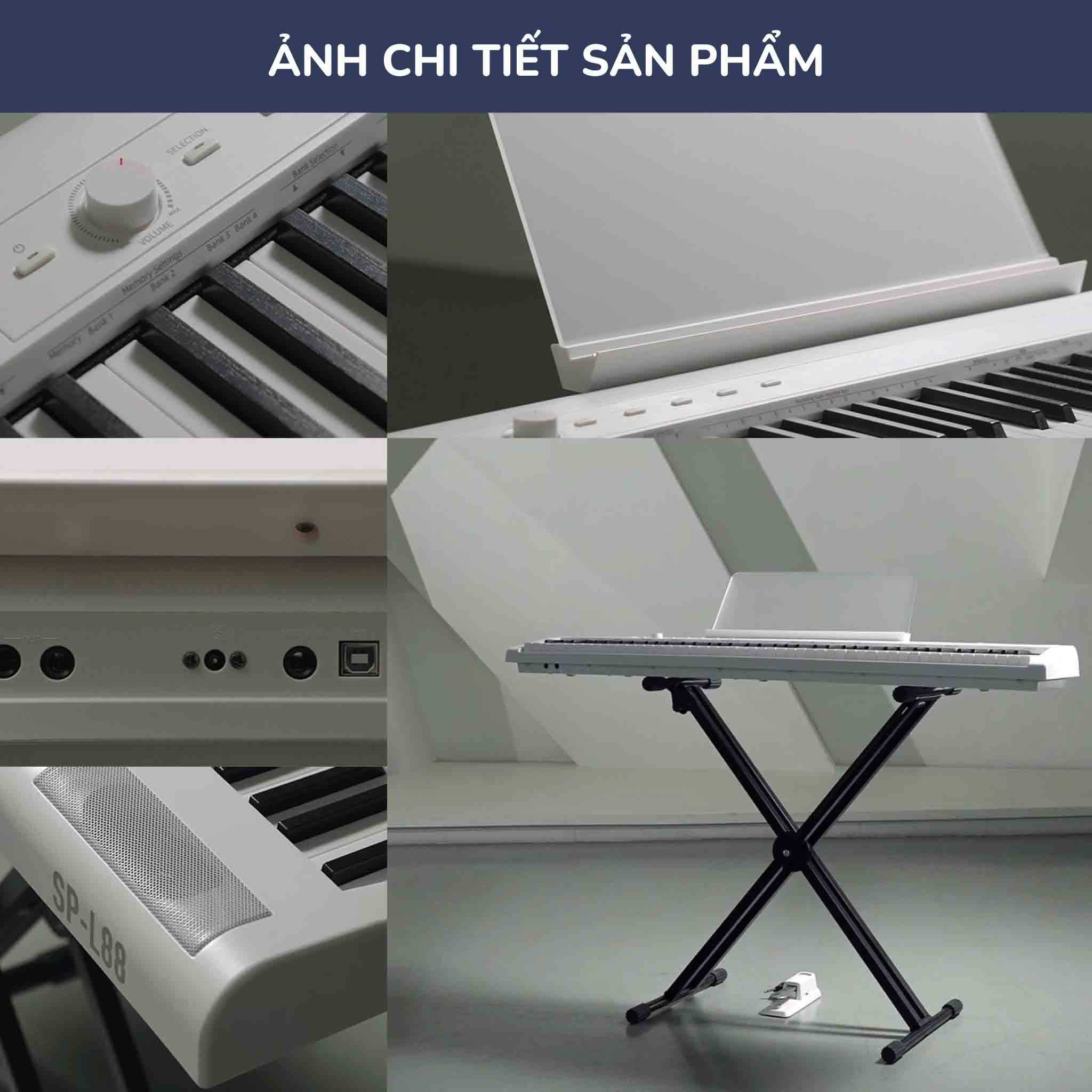  Đàn piano điện Samick SP-L88 di động, gọn nhẹ