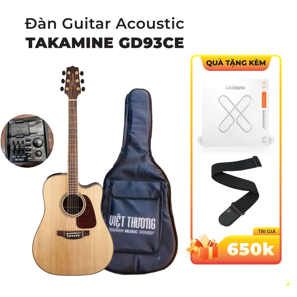  Đàn guitar TAKAMINE GD93CE-NAT