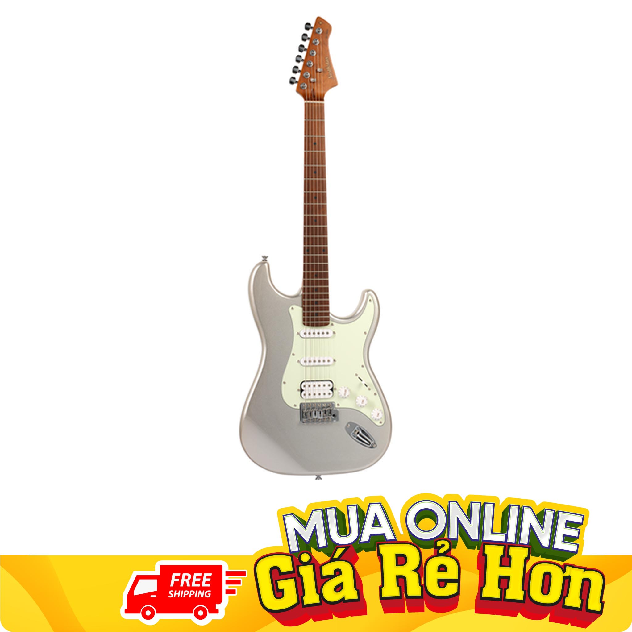  TANGLEWOOD/NORTHSTAR DOUBLE-CUT HSS CARAMEL MAPLE INCA SILVER NS1ISH