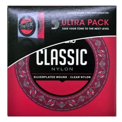  D'ADDARIO DÂY ĐÀN GUITAR NYLON Pack 2 EJ27N-EJ45TT (Hàng trưng bán) 