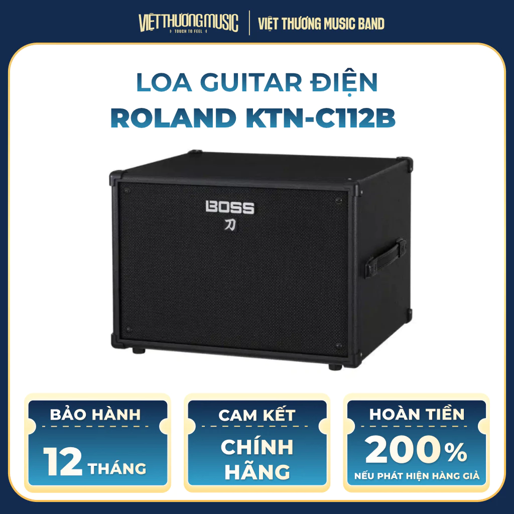  ROLAND KTN-C112B Loa Guitar Bass BOSS Katana Cabinet 112