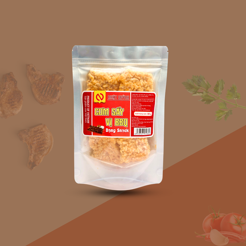  CƠM SẤY VỊ BBQ 80G DẠNG SNACK NHẬT QUỲNH 