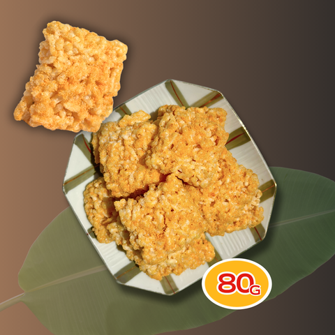  CƠM SẤY VỊ BBQ 80G DẠNG SNACK NHẬT QUỲNH 