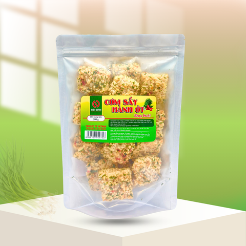  CƠM SẤY HÀNH ỚT 200G DẠNG SNACK NHẬT QUỲNH 
