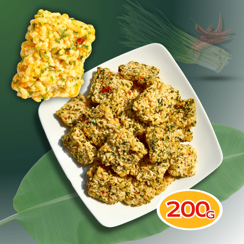  CƠM SẤY HÀNH ỚT 200G DẠNG SNACK NHẬT QUỲNH 