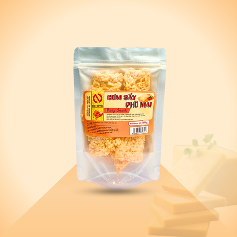  CƠM SẤY PHÔ MAI  DẠNG SNACK 80G NHẬT QUỲNH 