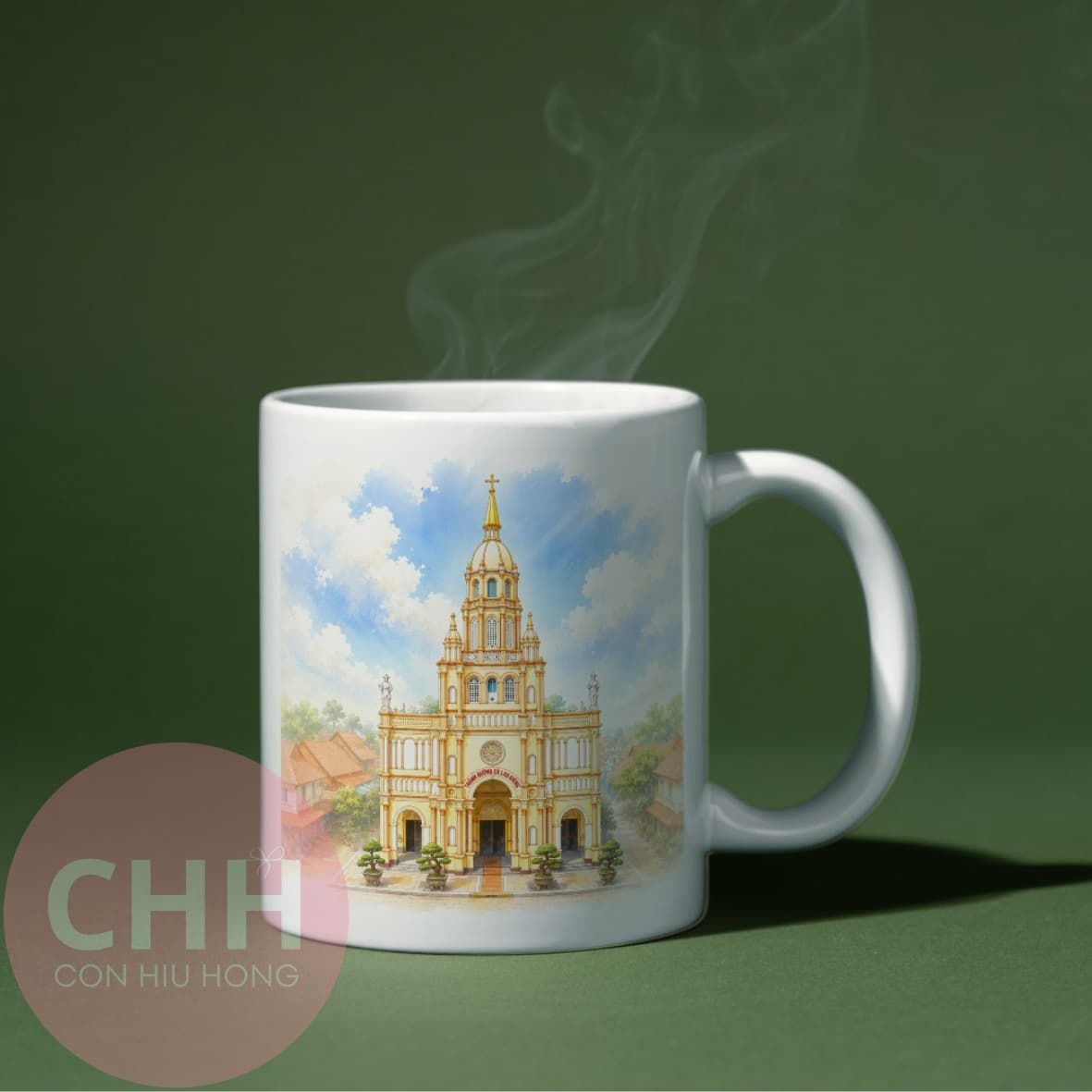 Ly sứ in tên thánh Công giáo - Con Hiu Hồng Gift