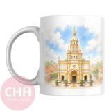  Ly Sứ Trắng In Ảnh Nhà Thờ, Dịp Lễ Lớn Của Công Giáo - Món Quà Đậm Sâu Đời Sống Đức Tin 