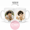 Mẫu ly sứ trắng in hình chibi dễ thương làm quà kỷ niệm tốt nghiệp cho học sinh tại Con Hiu Hồng Gift