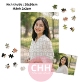  Tranh Xếp Hình in ảnh cá nhân theo yêu cầu - Con Hiu Hồng Gift 