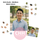  Tranh Xếp Hình in ảnh cá nhân theo yêu cầu - Con Hiu Hồng Gift 