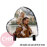  Đá Thiên Nhiên In Ảnh Hình Trái Tim: Thay Lời Muốn Nói, Gửi Trọn Yêu Thương 