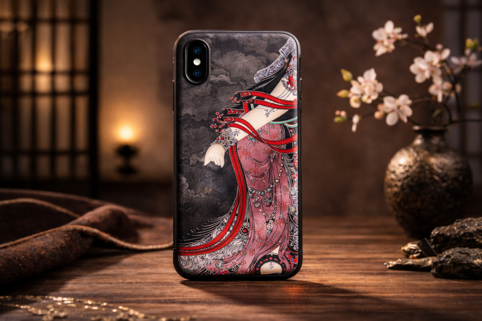  Ốp 4D in hình theo yêu cầu (họa tiết Á Đông) 