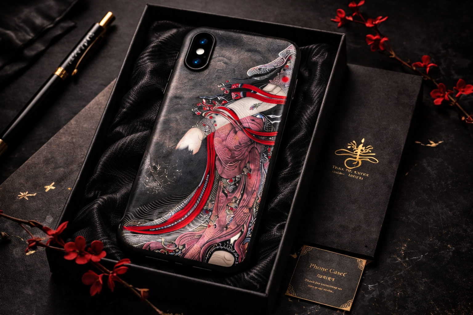  Ốp 4D in hình theo yêu cầu (họa tiết Á Đông) 