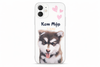  Ốp lưng iPhone kem mập chó husky cute clear case 