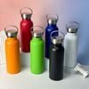 Bình giữ nhiệt quai inox 500ml màu đỏ in logo doanh nghiệp