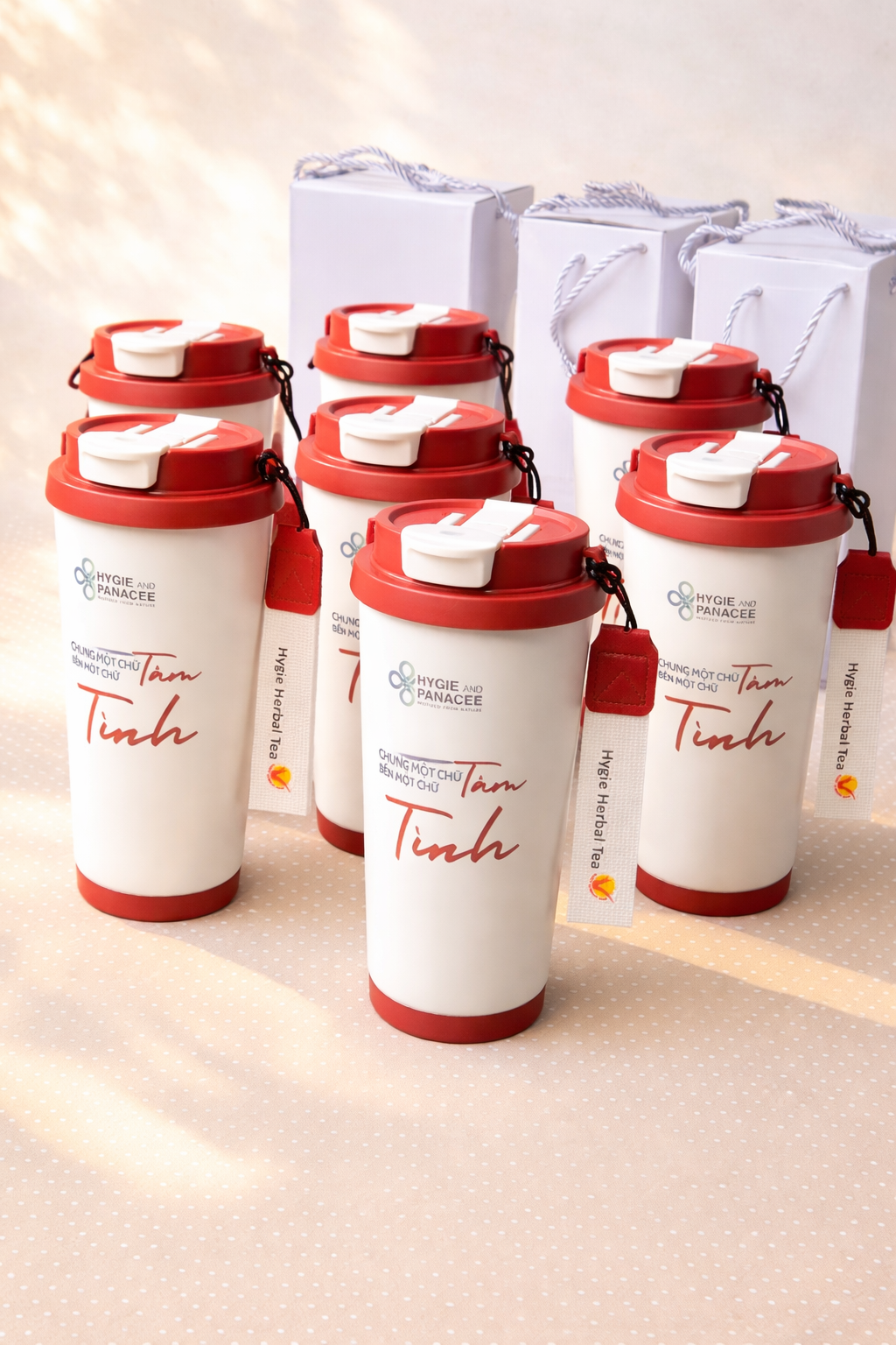  Bình giữ nhiệt in logo Hygie and Panacee 