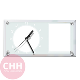  Đồng Hồ Thủy Tinh Để Bàn 15x20cm, Gói Trọn Thời Gian, Lưu Giữ Khoảnh Khắc 