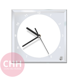  Đồng Hồ Thủy Tinh Vuông 15x15cm In Hình Theo Yêu Cầu | Con Hiu Hồng 