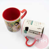  Ly Sứ Song Màu Quai Tim Cá Nhân Hóa - In Theo Yêu Cầu Từ 1 Cái - Con Hiu Hồng Gift 