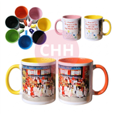  Ly Sứ Song Màu Quai Tròn In Hình Theo Yêu Cầu – Con Hiu Hồng Gift 