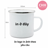  Ly camping (Ly sứ trắng thường) 