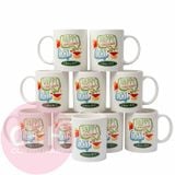  Ly Sứ Trắng Cao Cấp In Hình Theo Yêu Cầu – Men Trắng Tinh Khôi – Con Hiu Hồng Gift 