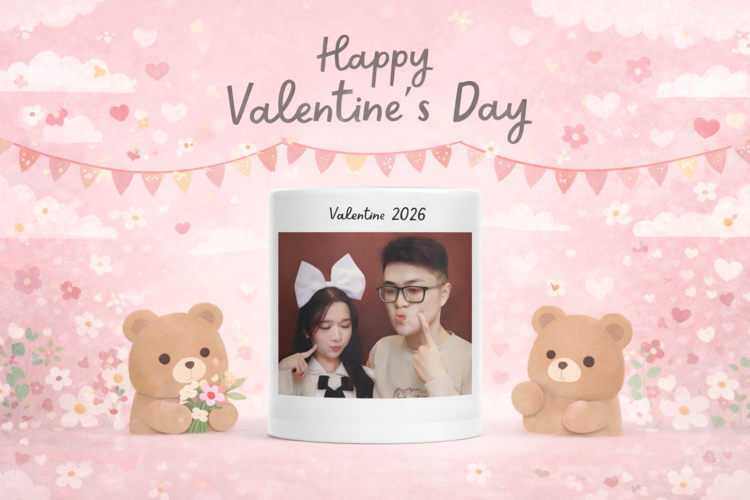  Ly đôi in hình và chữ theo yêu cầu 