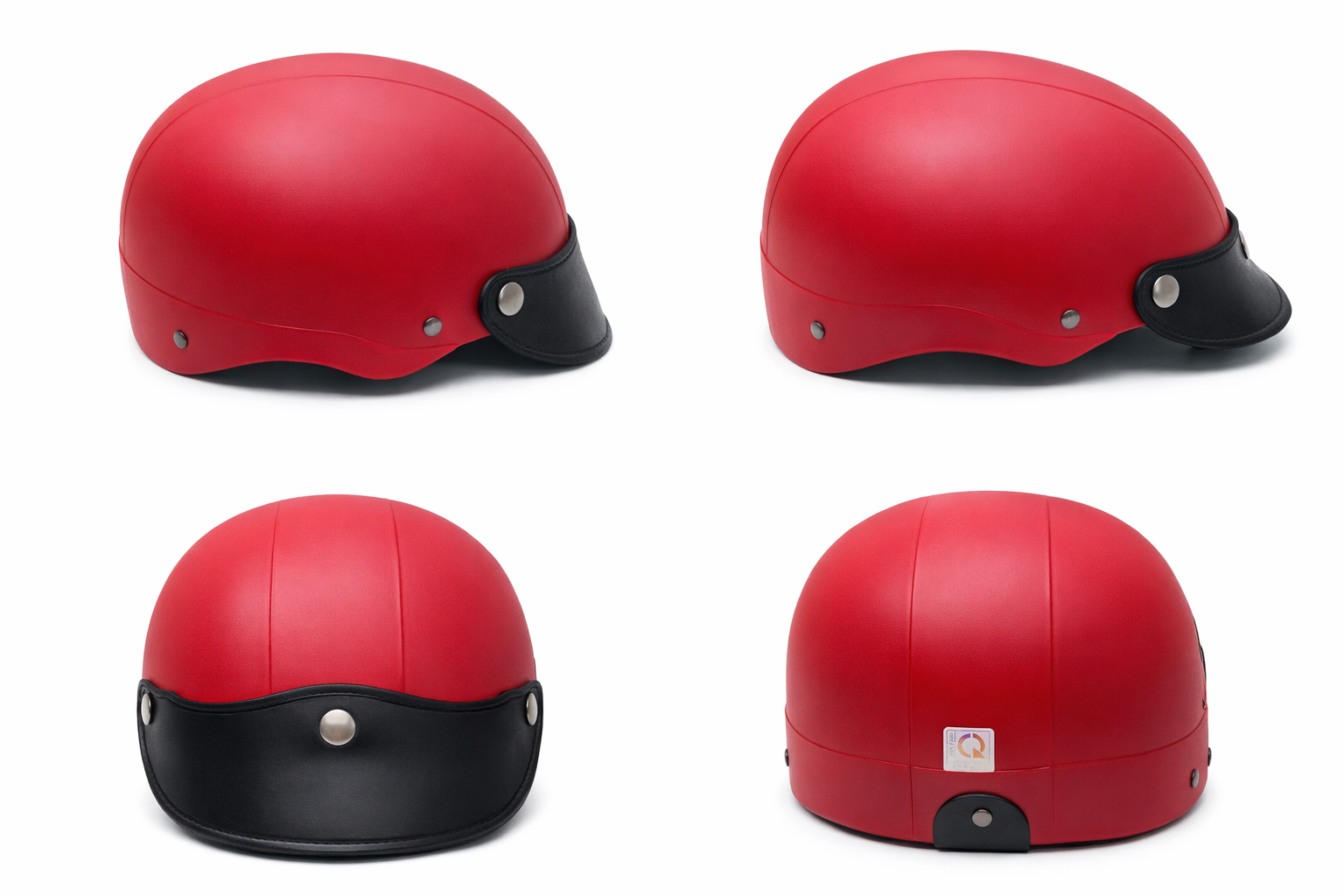  Mũ bảo hiểm nửa đầu 3 gân (Tùy chọn Nhựa PP/ABS) 