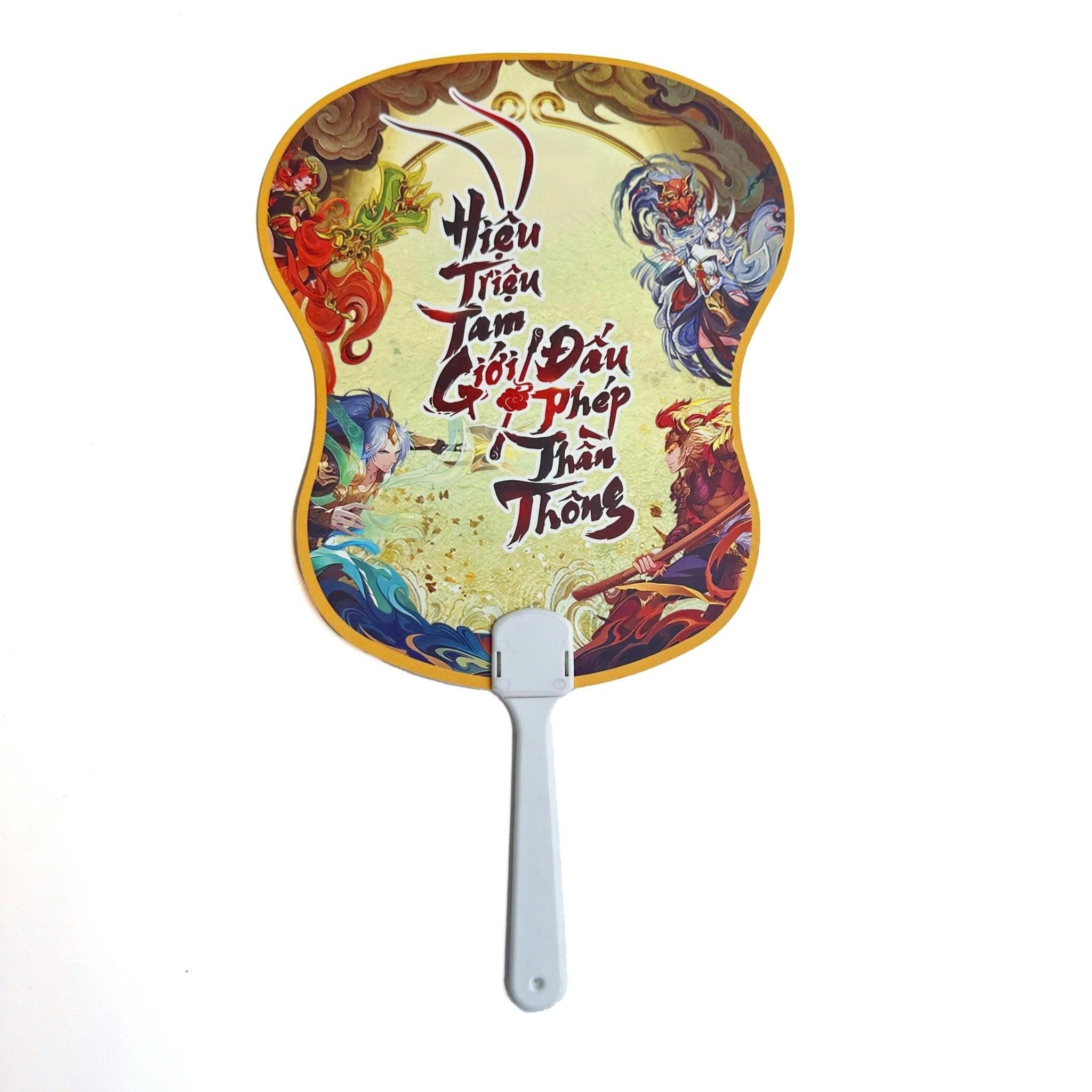  Quạt cầm tay phong cách Tiên Hiệp – Mẫu "Tam Giới Đấu Phép" 