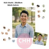  Tranh Xếp Hình in ảnh cá nhân theo yêu cầu - Con Hiu Hồng Gift 