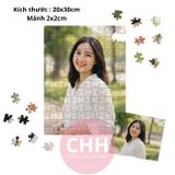  Tranh Xếp Hình in ảnh cá nhân theo yêu cầu - Con Hiu Hồng Gift 