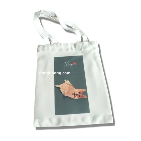 Túi tote vải in hình theo yêu cầu