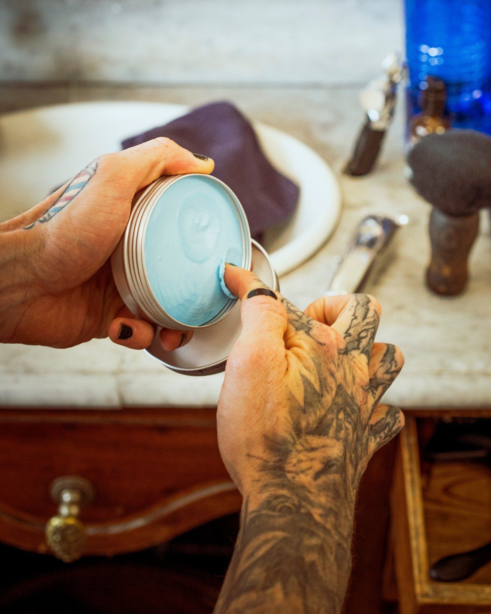BLUE EXTREME HOLD MATTE POMADE (Limited)