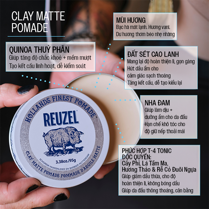 CLAY MATTE POMADE