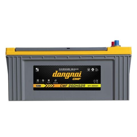  Ắc quy khô miễn bảo dưỡng Đồng Nai CMF 260H52R - 12V - 220Ah 