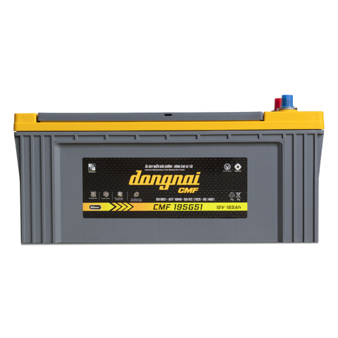  Ắc quy khô miễn bảo dưỡng Đồng Nai CMF 195G51 - 12V - 165Ah 