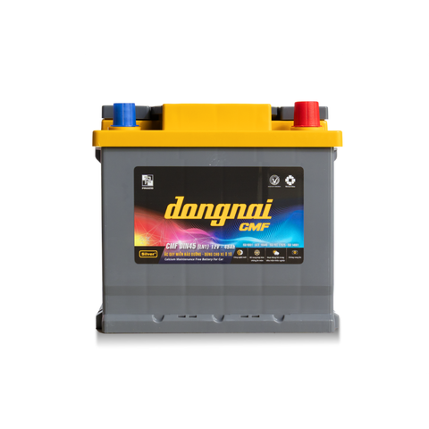  Ắc quy khô miễn bảo dưỡng Đồng Nai CMF DIN45 [LN1] - 12V - 45Ah 
